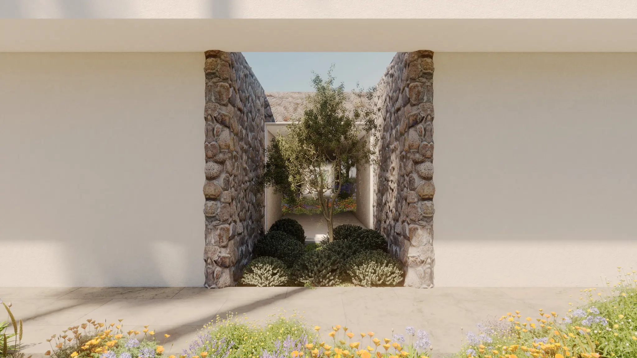Exterior Courtyard